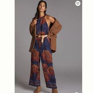 Farm Rio Floral Halter Jumpsuit